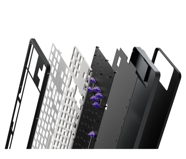 Dark Project ALU87A Onionite V2 Wired Black G3MS Hot-Swap RGB + podkładka - 1507288 - zdjęcie 8